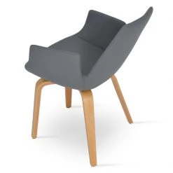 SohoConcept Modern Dining Eiffel Arm Plywood Dining Chair 17 SohoConcept Modern Dining Eiffel Arm Plywood Dining Chair