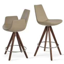 SohoConcept Eiffel Arm Pyramid Swivel Counter Stool