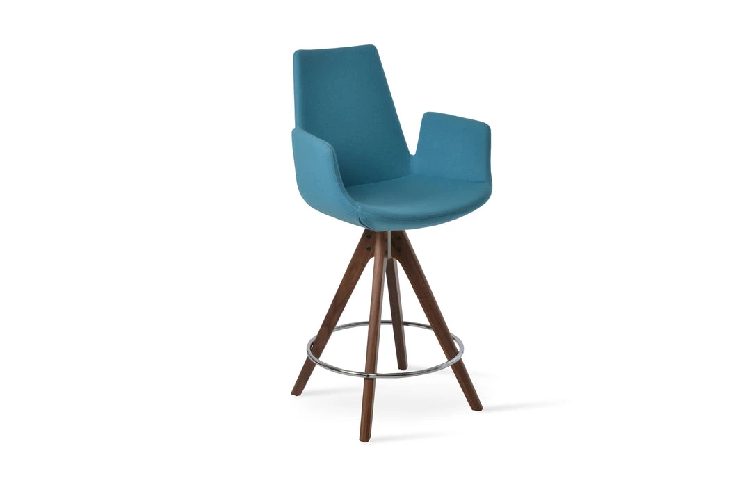 SohoConcept Eiffel Arm Pyramid Swivel Counter Stool 9 SohoConcept Eiffel Arm Pyramid Swivel Counter Stool