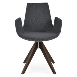 SohoConcept Eiffel Arm Pyramid Swivel Dining Chair Modern Dining