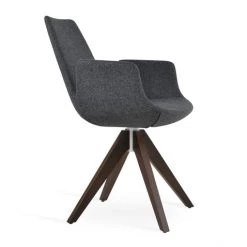 SohoConcept Eiffel Arm Pyramid Swivel Dining Chair Modern Dining