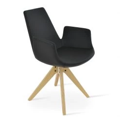 SohoConcept Eiffel Arm Pyramid Swivel Dining Chair Modern Dining