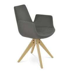 SohoConcept Eiffel Arm Pyramid Swivel Dining Chair Modern Dining