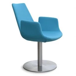 SohoConcept Modern Living Eiffel Arm Round Swivel Chair