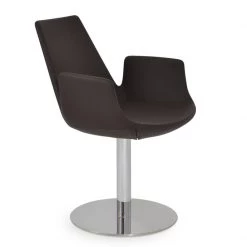 SohoConcept Modern Living Eiffel Arm Round Swivel Chair