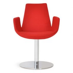 SohoConcept Modern Living Eiffel Arm Round Swivel Chair