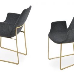 SohoConcept Eiffel Arm Sled Chair Modern Dining
