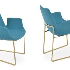 SohoConcept Eiffel Arm Sled Chair Modern Dining