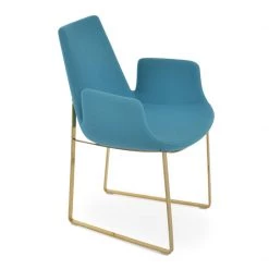 SohoConcept Eiffel Arm Sled Chair Modern Dining