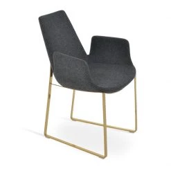 SohoConcept Eiffel Arm Sled Chair Modern Dining
