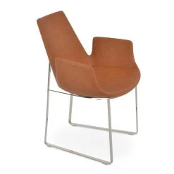 SohoConcept Eiffel Arm Sled Chair Modern Dining
