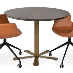 SohoConcept Eiffel Arm Spider Swivel Chair With Caster Modern Dining