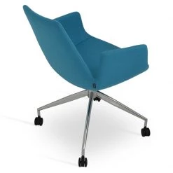 SohoConcept Eiffel Arm Spider Swivel Chair With Caster Modern Dining