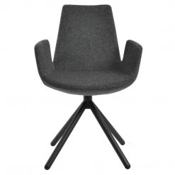 SohoConcept Modern Dining Eiffel Arm Stick Swivel Chair