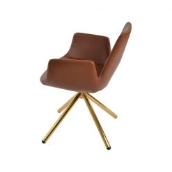 SohoConcept Modern Dining Eiffel Arm Stick Swivel Chair