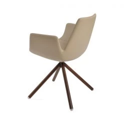 SohoConcept Modern Dining Eiffel Arm Stick Swivel Chair