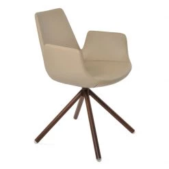 SohoConcept Modern Dining Eiffel Arm Stick Swivel Chair