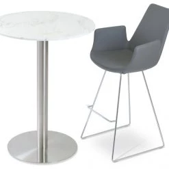 SohoConcept Eiffel Arm Wire Bar Stool