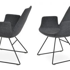 SohoConcept Eiffel Arm Wire Chair Modern Dining