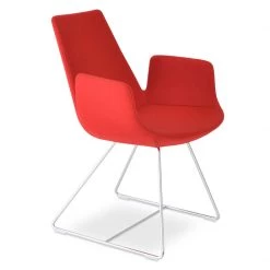 SohoConcept Eiffel Arm Wire Chair Modern Dining