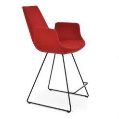 SohoConcept Eiffel Arm Wire Counter Stool