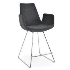 SohoConcept Eiffel Arm Wire Counter Stool