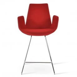 SohoConcept Eiffel Arm Wire Counter Stool