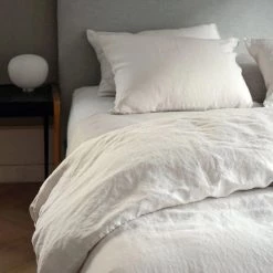 Area Eli Milk Pillow Cases (pair) Modern Bedroom