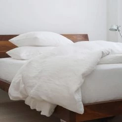 Area Eli White Duvet Cover Modern Bedroom