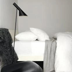 Area Modern Bedroom Eli White Flat Sheet