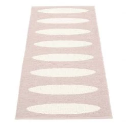 Pappelina Ella Pale Rose & Vanilla Runner Rug