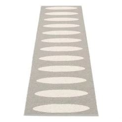 Pappelina Ella Warm Grey & Vanilla Runner Rug 25 Pappelina Ella Warm Grey & Vanilla Runner Rug