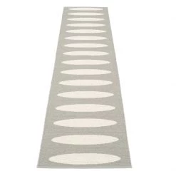 Pappelina Ella Warm Grey & Vanilla Runner Rug 24 Pappelina Ella Warm Grey & Vanilla Runner Rug