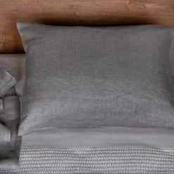 Area Emile Charcoal Pillow Case Bedding