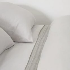 Area Modern Bedroom Emmet Grey Duvet Cover