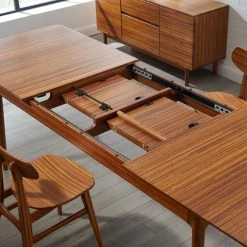 Greenington Modern Dining Erikka Double Leaves Extendable Dining Table