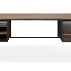 Ethnicraft Oscar Teak Desk With 2 Drawers