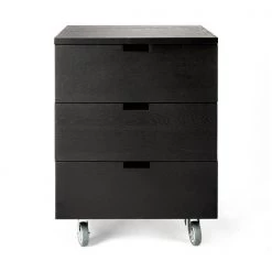 Ethnicraft Billy Black Oak Drawer Unit