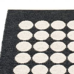 Pappelina Fia Black & Vanilla Runner Rug