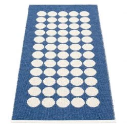 Pappelina Fia Denim & Vanilla Runner Rug