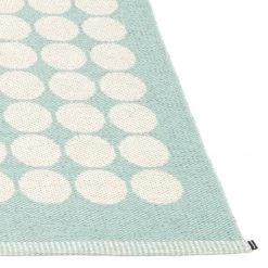 Pappelina Fia Pale Turquoise & Vanilla Rug