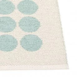 Pappelina Fia Pale Turquoise & Vanilla Runner Rug 17 Pappelina Fia Pale Turquoise & Vanilla Runner Rug