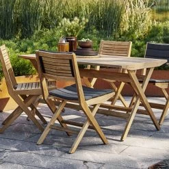 Cane-Line Flip Folding Teak Dining Table