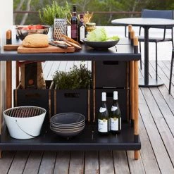 Cane-Line Frame Low Shelving System