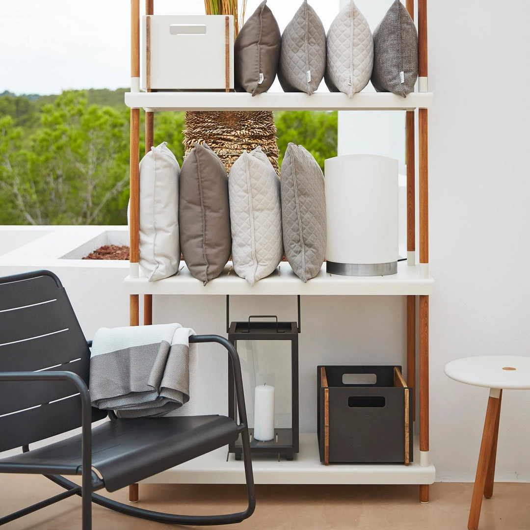 Cane-Line Frame Shelving System Complete Base Unit 6 Cane-Line Frame Shelving System Complete Base Unit