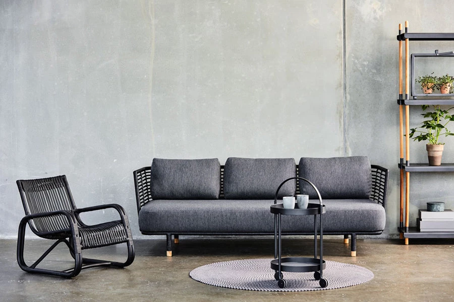 Cane-Line Frame Shelving System Complete Base Unit 7 Cane-Line Frame Shelving System Complete Base Unit