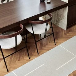 Pappelina Fred Beige & Vanilla Runner Rug