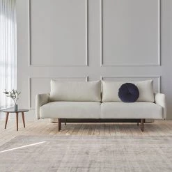 Innovation Modern Living Frode Dark Styletto Sofa Bed Upholstered Arms