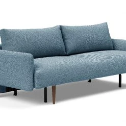 Innovation Modern Living Frode Dark Styletto Sofa Bed Upholstered Arms