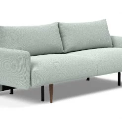Innovation Modern Living Frode Dark Styletto Sofa Bed Upholstered Arms